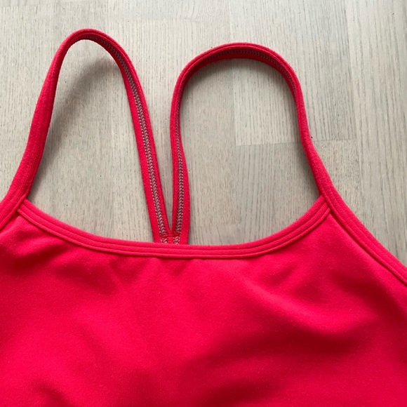 Lululemon Basic Power Y Tank Top in Bright Red - Picture 3 of 5